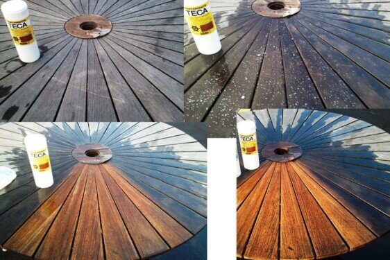 Fasi trattamewnte Teak Sadira