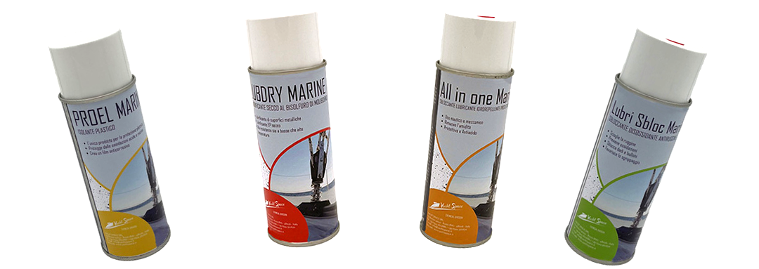 Linea lubrificanti protettivi Yacht Space